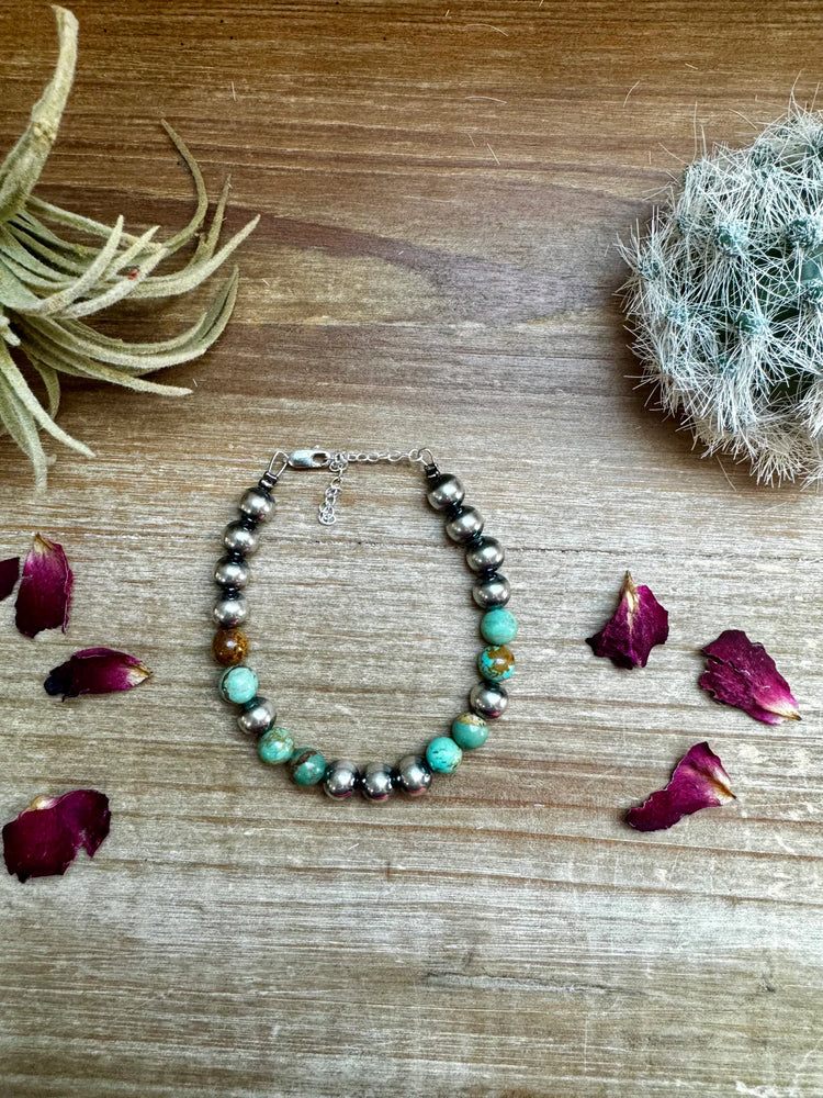 Authentic Navajo Pearl/Stone Bracelets