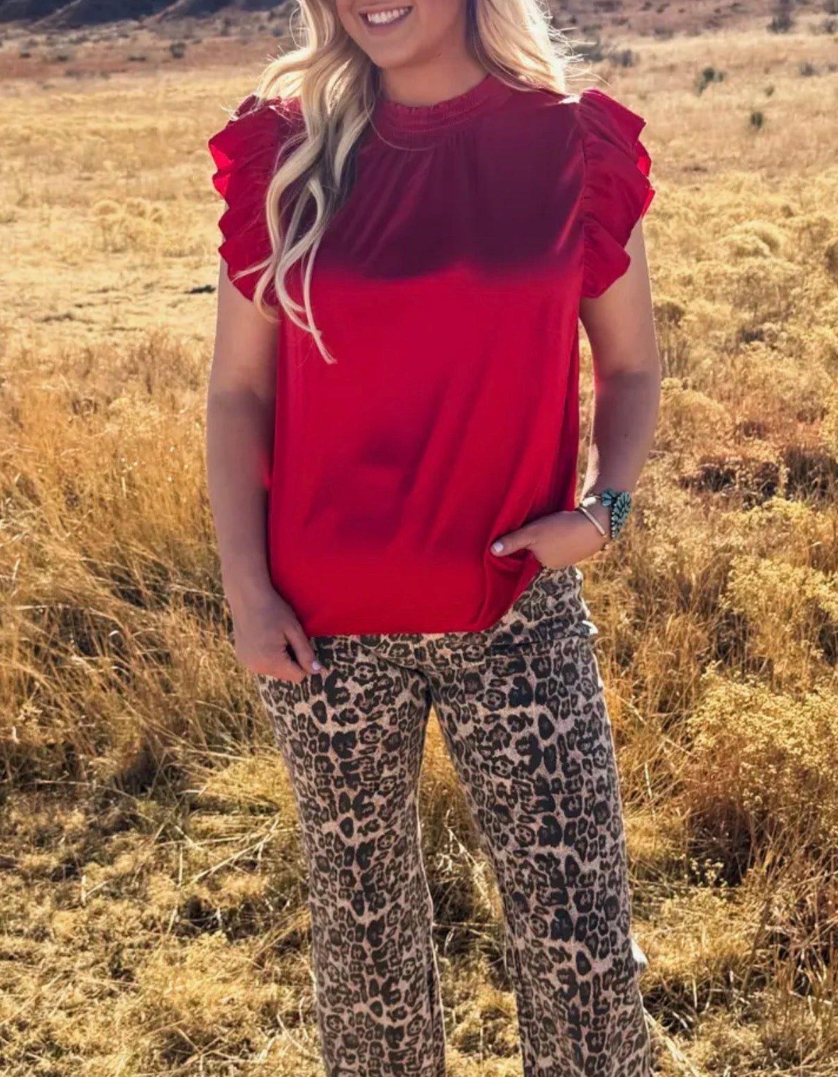 Red Babydoll Top