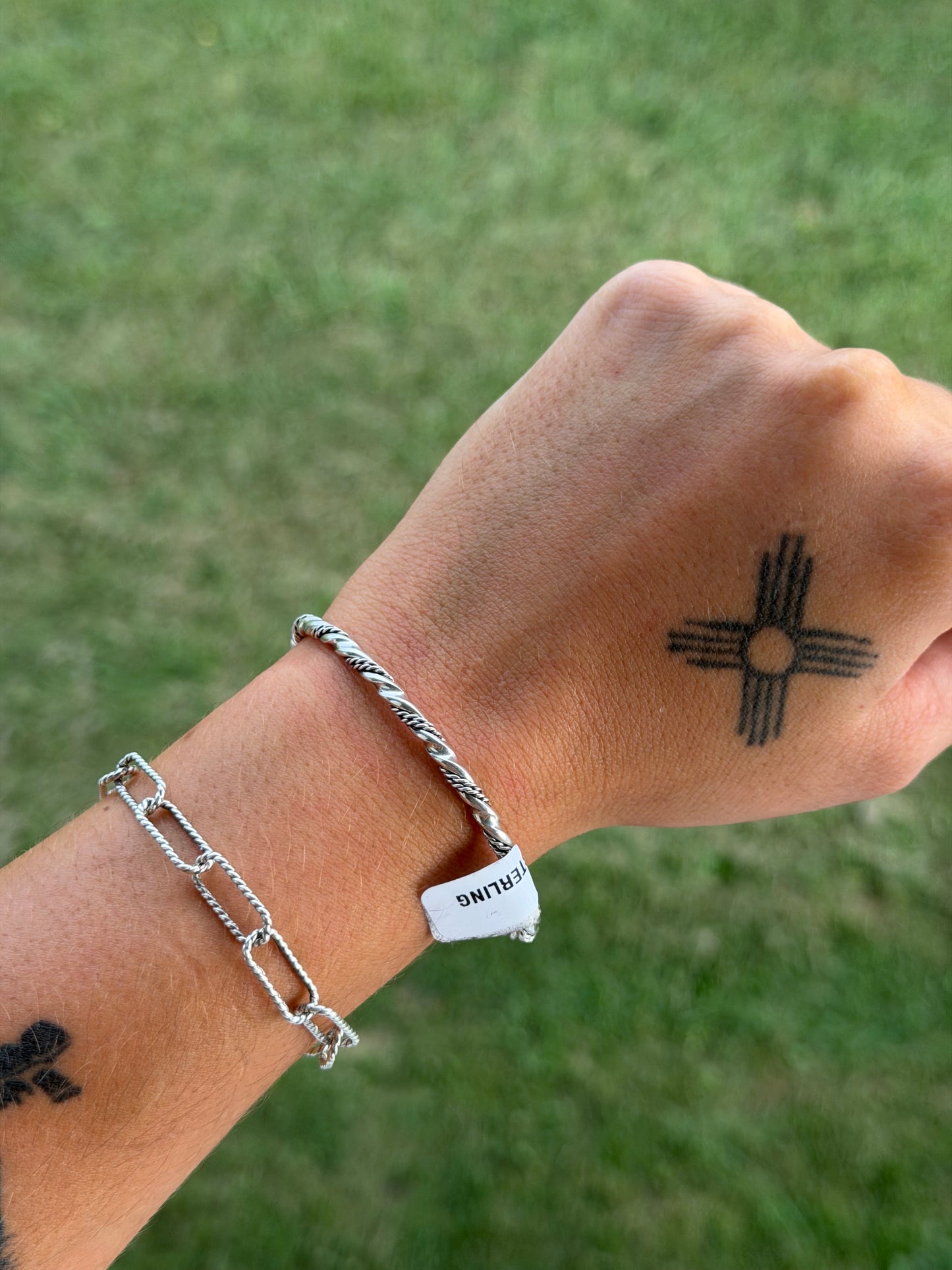 Native Sterling Silver Rope Bracelet