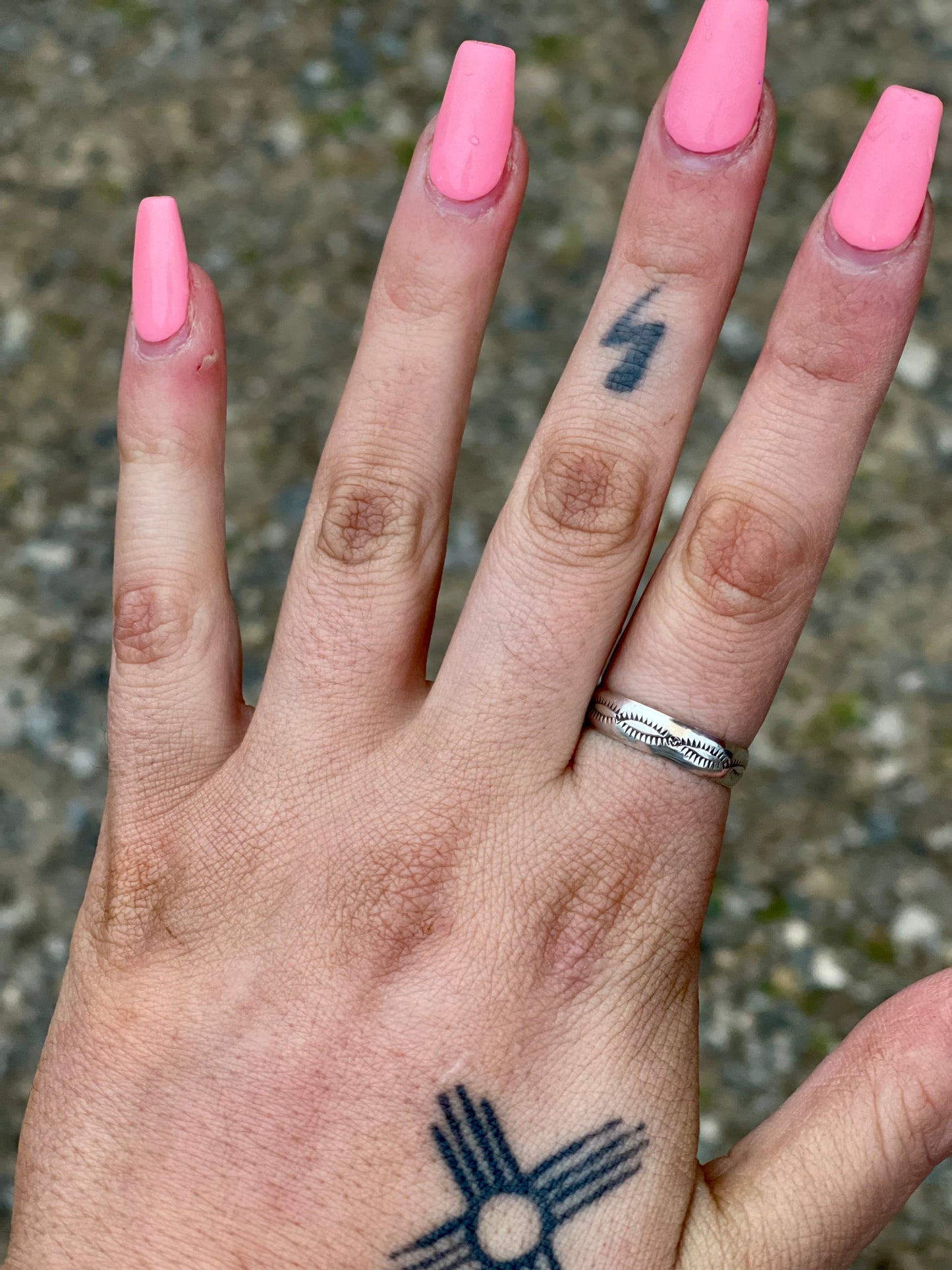 Navajo Simple Band Silver Ring