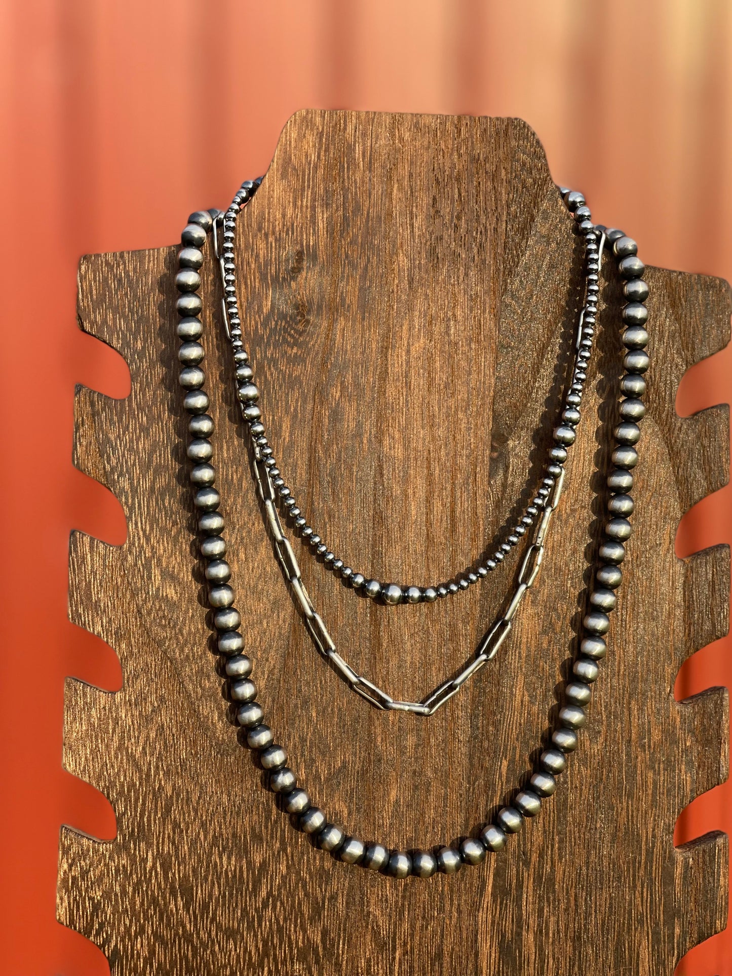 Sterling Silver Paperclip Chains - Lenora Garcia