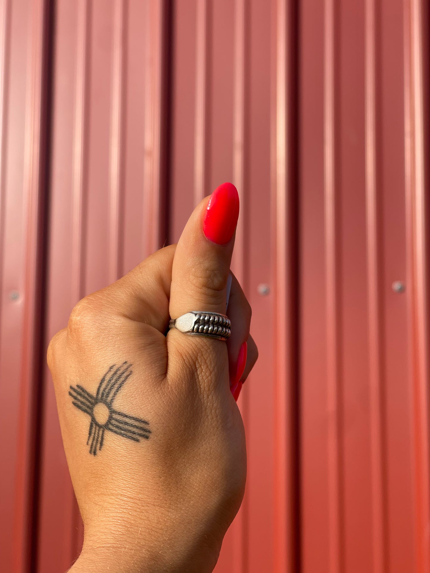 Navajo Bubble Ring (Thick Band)