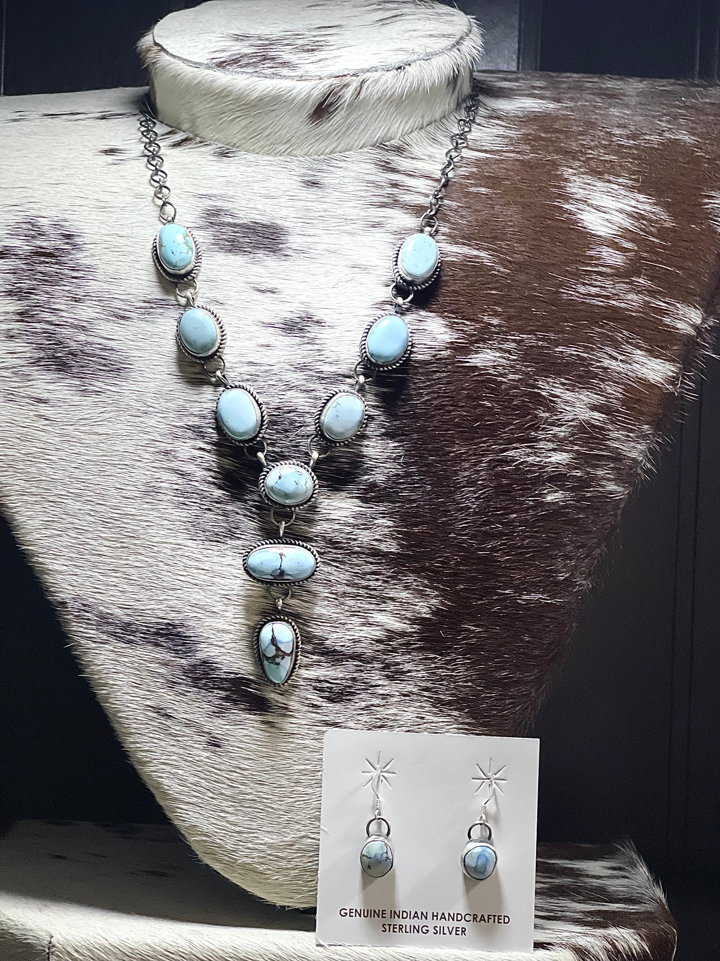 Navajo Golden Hills Lariat Set