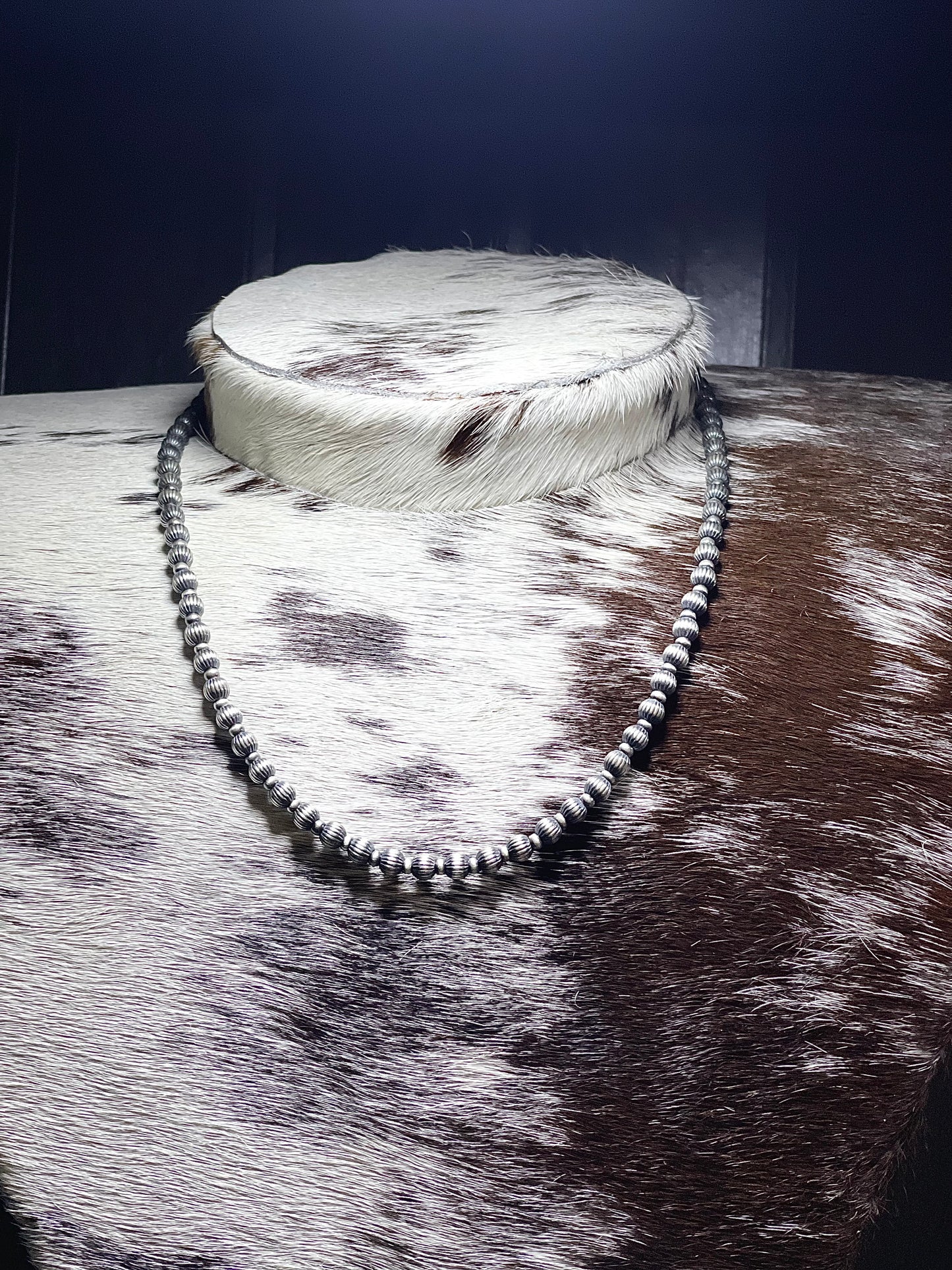Fluted Navajo Pearls