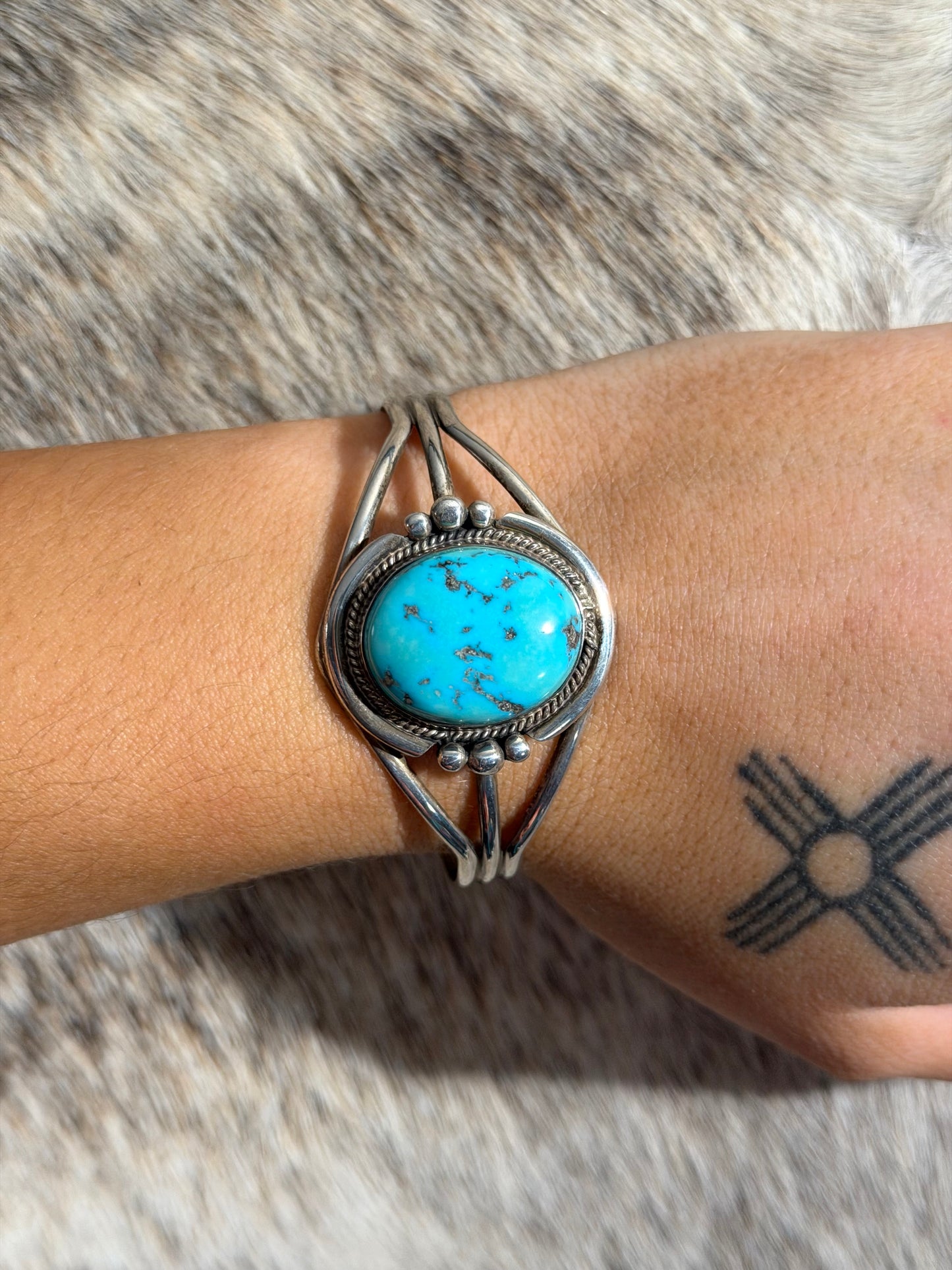 Vintage Turquoise Cuff