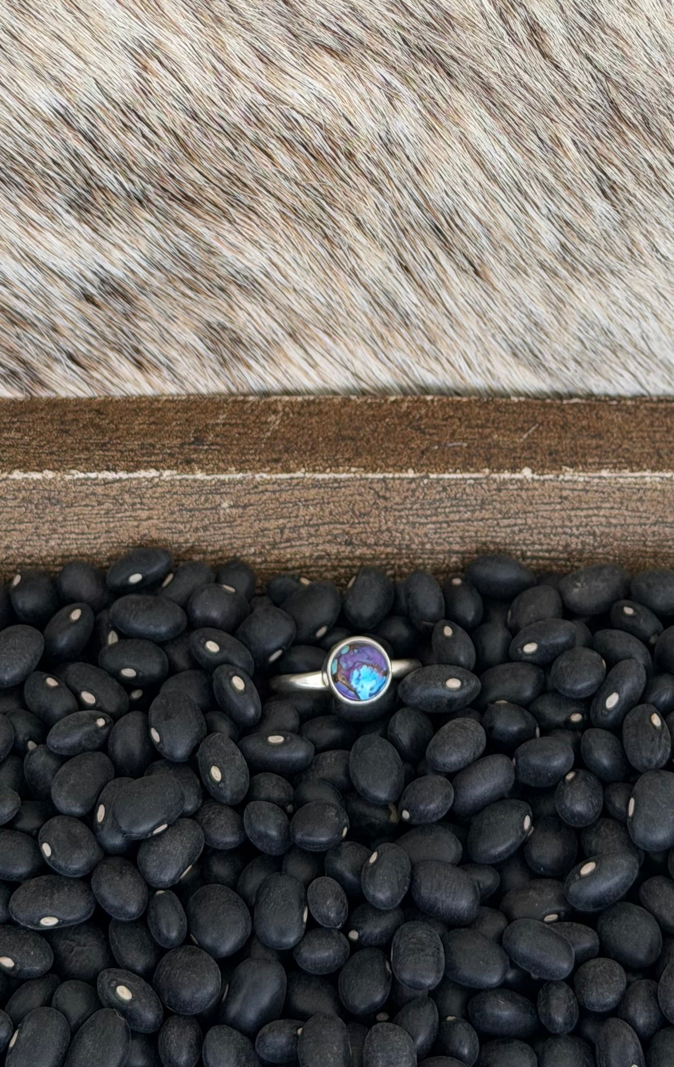 Purple Mojave Dainty Ring