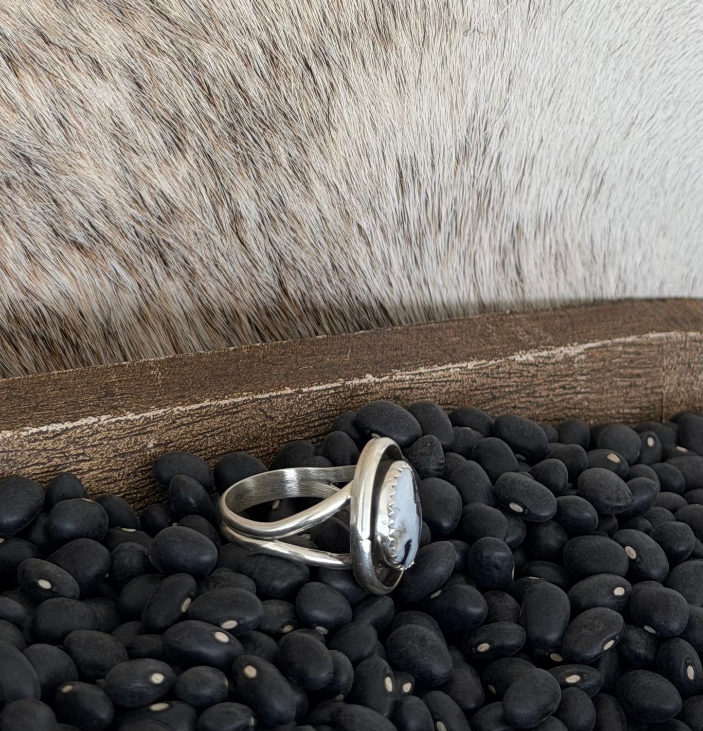 White Buffalo Shadowbox Ring