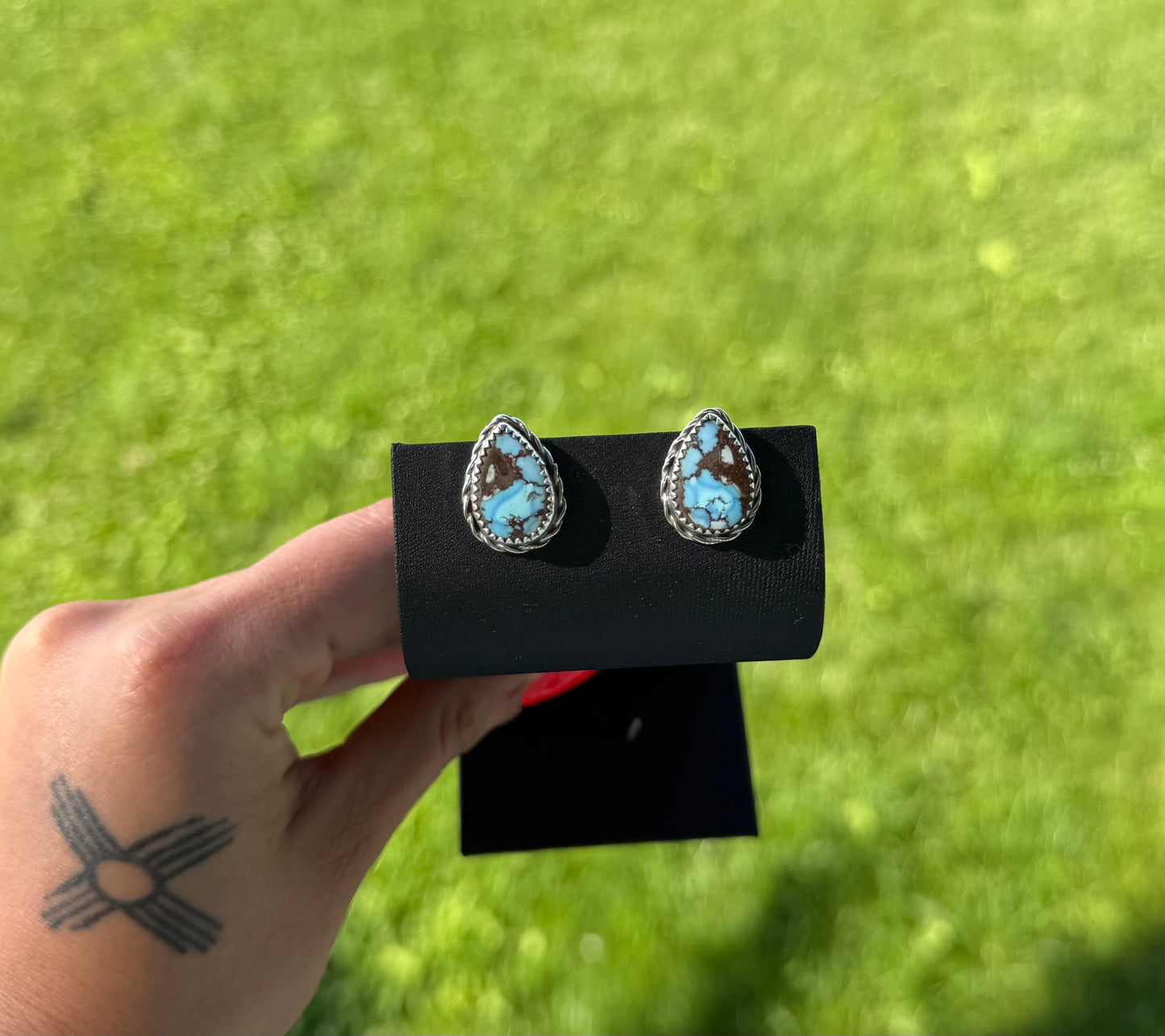 Native Golden Hills Stud Earrings
