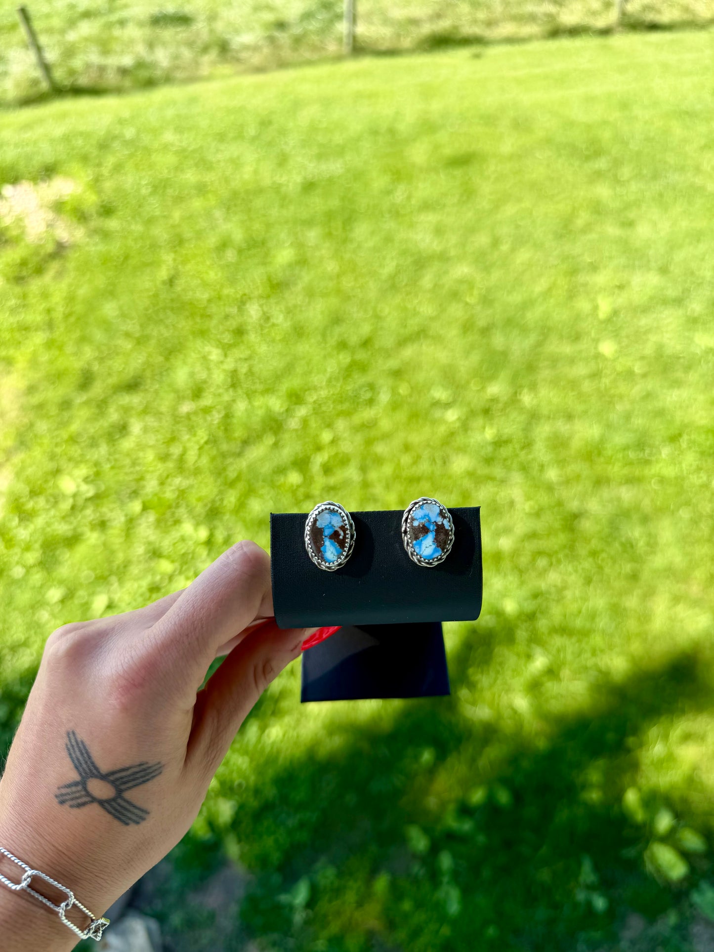 Native Golden Hills Stud Earrings
