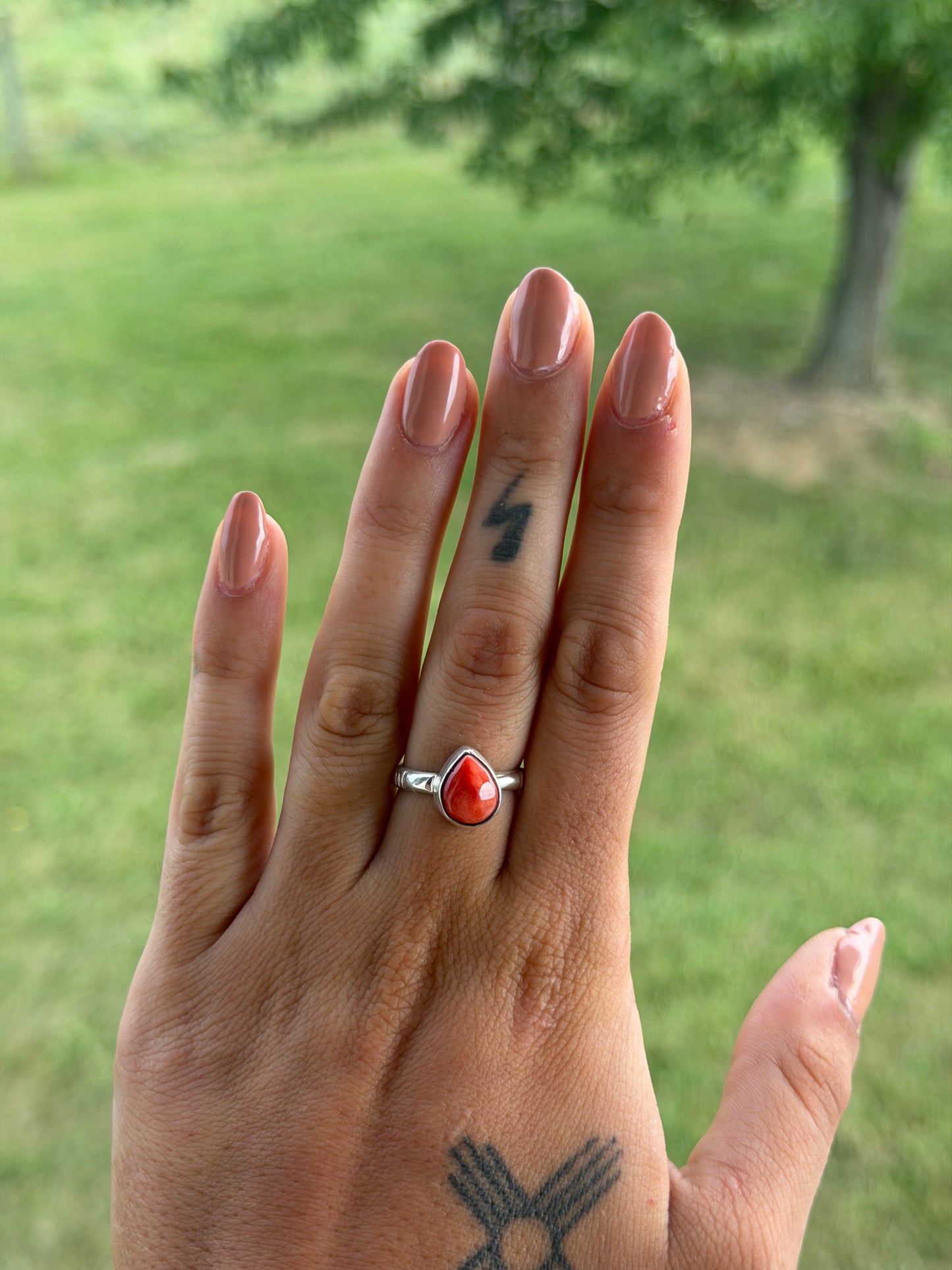 Native Red Spiny Ring