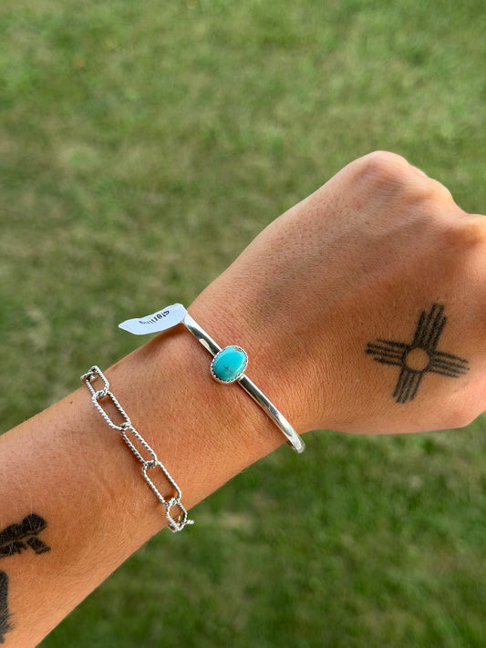 Native Kingman Turquoise Bracelet