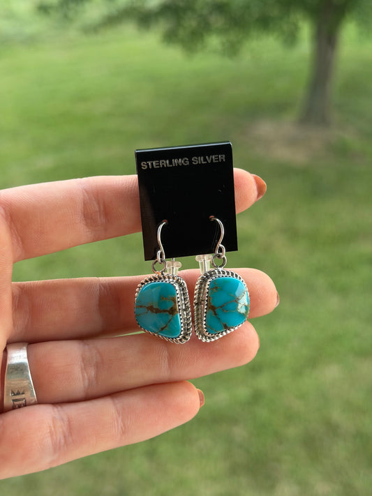 Native Kingman Turquoise Dangles