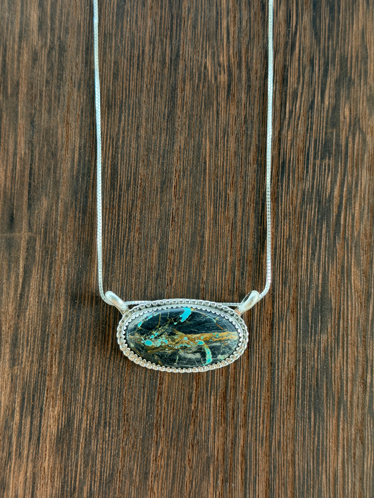 Native Blackjack Bar Necklace