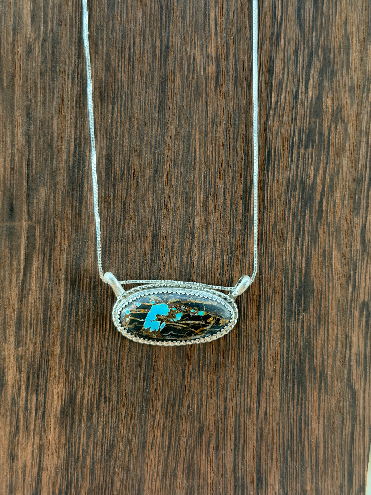 Native Blackjack Bar Necklace