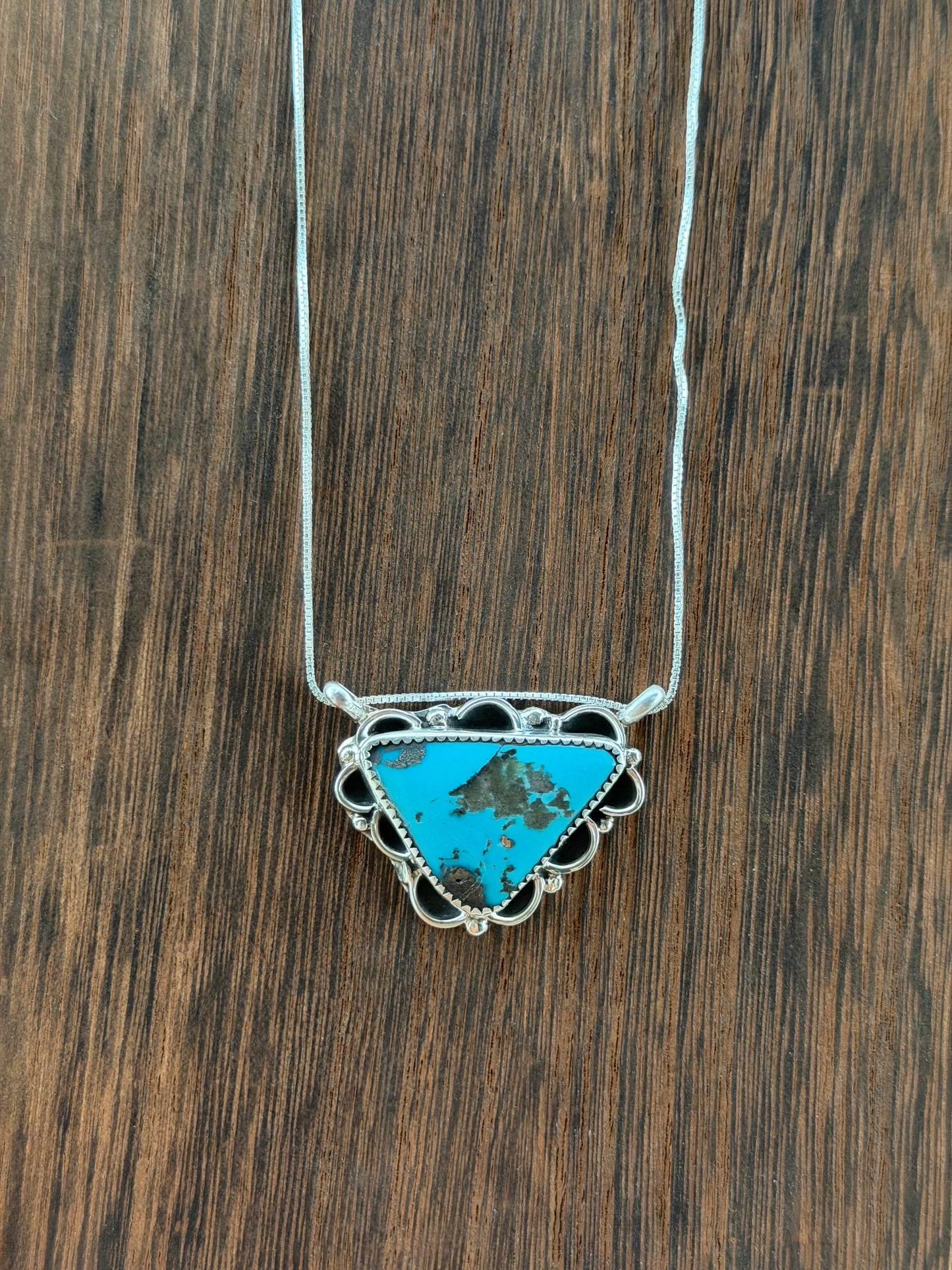 Native Turquoise Bar Necklace