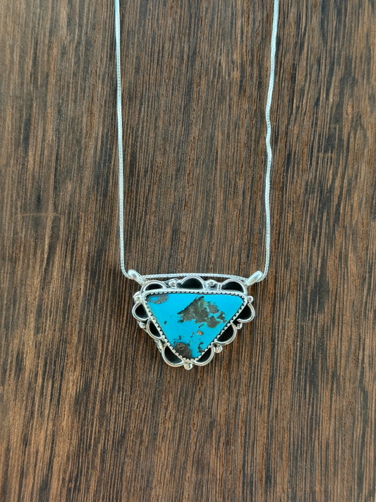 Native Turquoise Bar Necklace