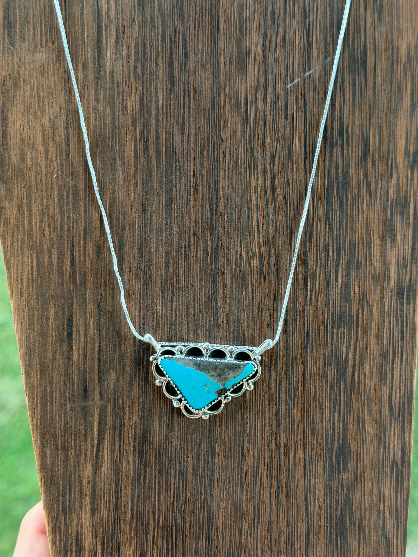 Native Turquoise Bar Necklace
