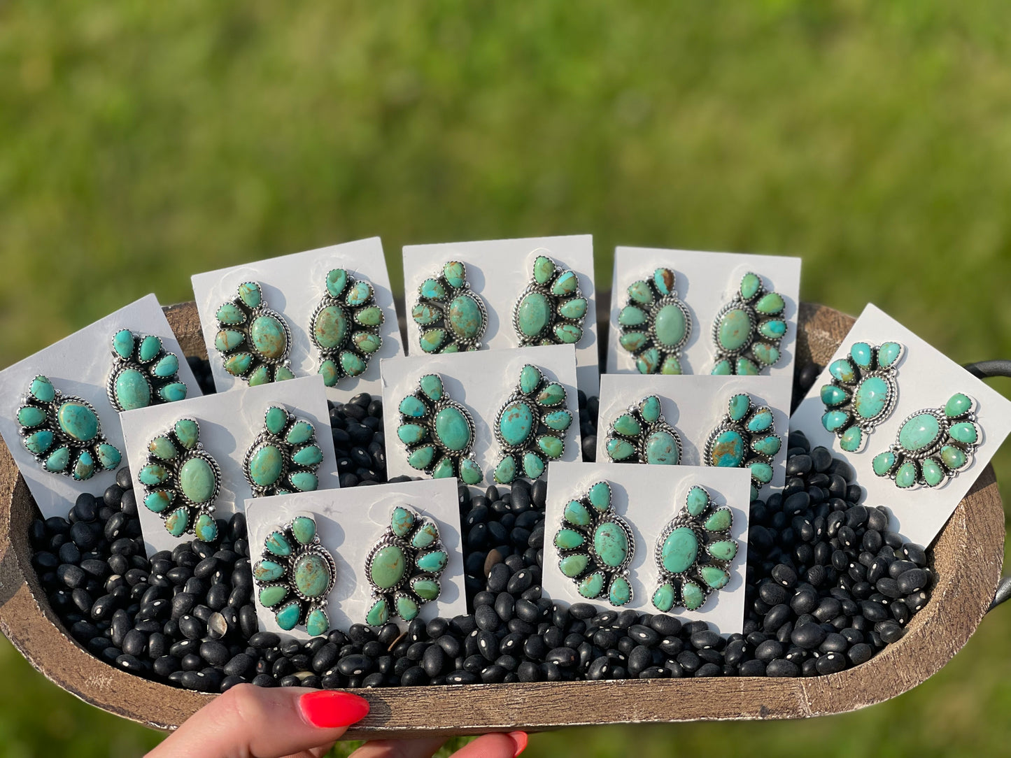 Kingman Turquoise Half Clusters