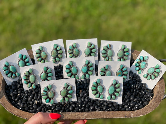 Kingman Turquoise Half Clusters