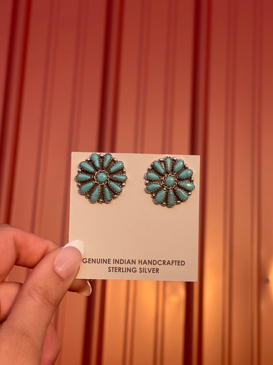Navajo Kingman Turquoise Clusters-Julianna William