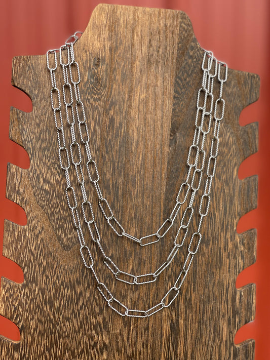 Twisted Wire Paperclip Chains