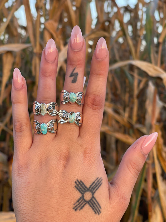 Navajo Dry Creek Turquoise Rings