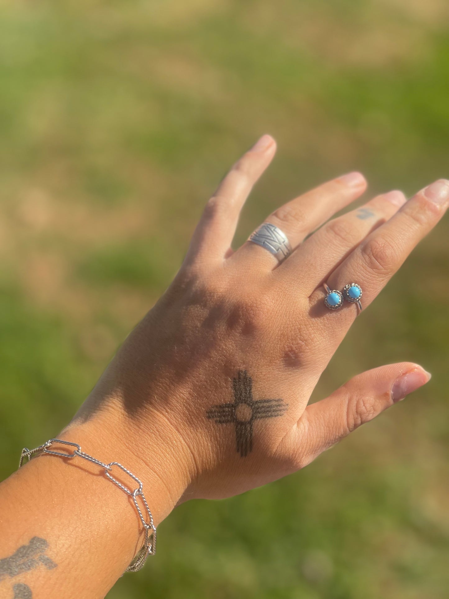 Navajo Kingman Adjustable Rings