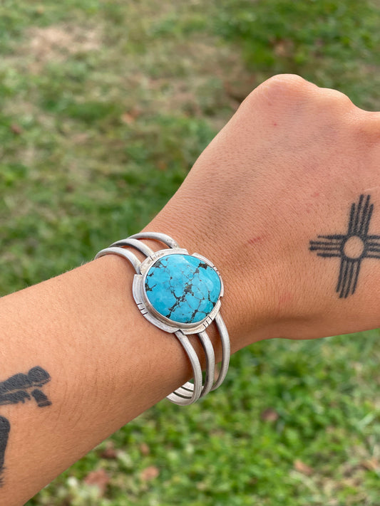Navajo Kingman Turquoise Bracelet