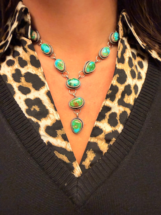 Navajo Sonoran Gold Lariat Set