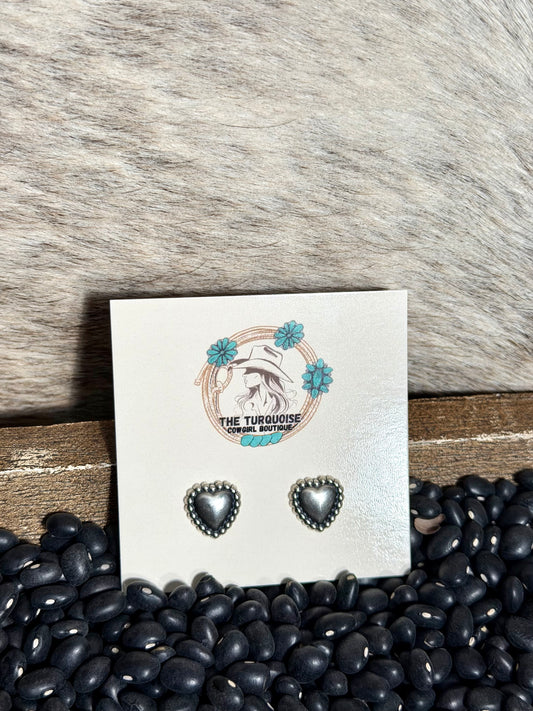 Sterling Silver Heart Earrings